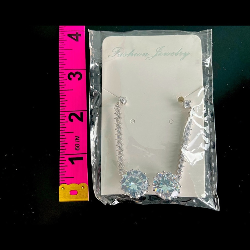 Crystal drop earrings